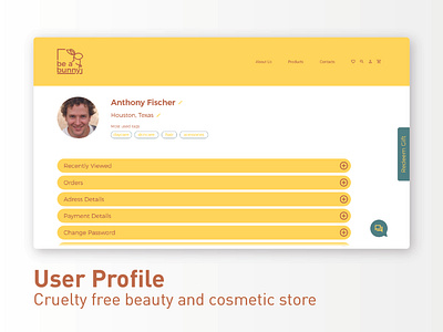 DailyUI #006 - User Profile challenge