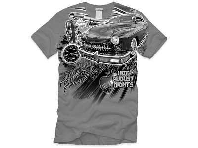 Lead Sled apparel design graphic design hot rod illustration lead sled tshirt design