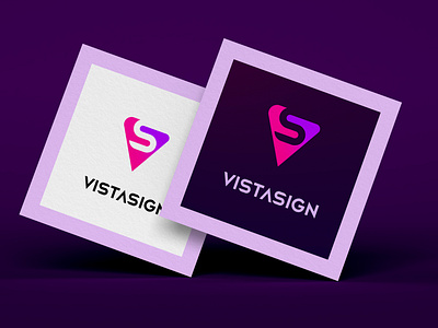 Vistasign Logo design