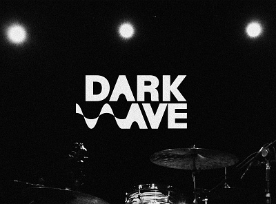 Dark Wave (Branding) band bold logo branding creative logo design graphic design graphic designer iconic logo kazi abdullah kazi abdullah al mamun logo designer logo maker logotype modern logo music typography