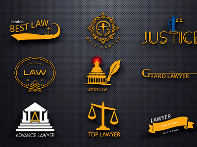 LAW LOGO, LAWYER LOGO