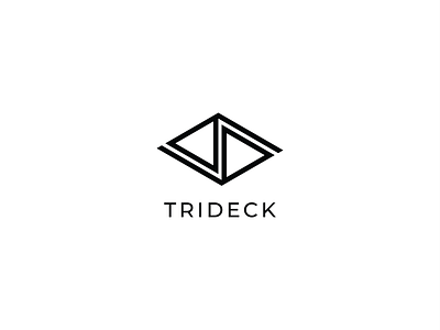 TRIDECK brand design illustration illustrator logo logodesign logotype minimal vector