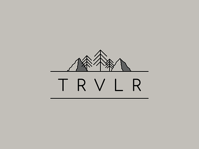 TRVLR branding design illustration illustrator logo logodesign logotype vector