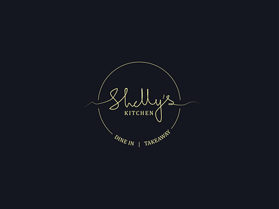 SHELLY'S KITCHEN design illustration illustrator logo logodesign logotype vector