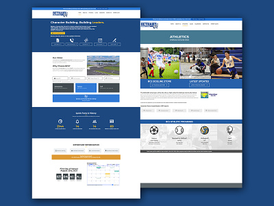 School Web Design - Bethany cms content management design school design web design web development wordpress