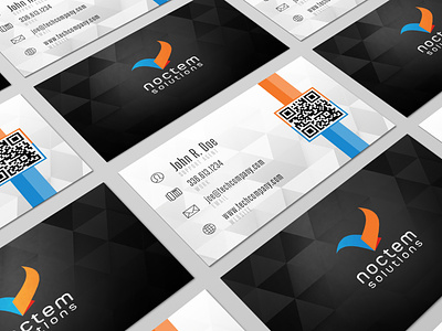 Business Card Design - Managed Services I.T. Company business card design business design design graphic design print design web design