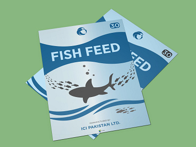 COVER PAGE FISH FEED CATALOGUE CONCEPT cover ctalogue feed bag packaging design product design title page