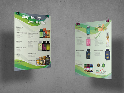 BROCHURE DESIGN HERBAL MEDICAL PRODUCTS