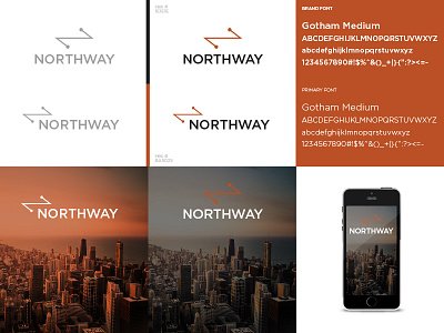 Northway Branding branding fonts logos mobile