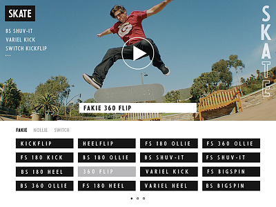 Skate_18 fonts skate skateboarding ui ux vintage