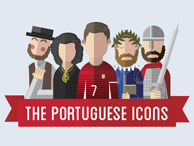 PORTUGUESE ICONS flat design icons portuguese