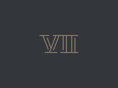 VII - Residence art deco branding real estate