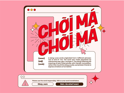 Choi ma 02 design illustration lettering typogaphy vector