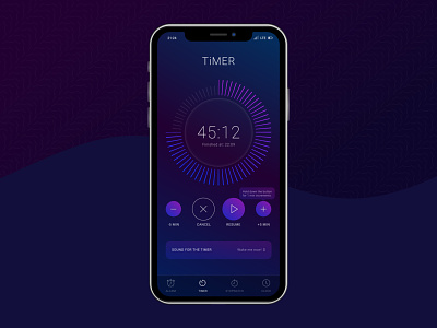 Timer. app countdown dailyui design figma ios time timer ui uichallenge ux
