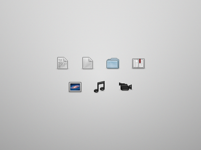 Filetype Icons archive audio bookmark filetype fireworks folder icon icons image other text video