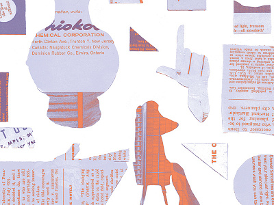 inventory collage cut design graphic magazine paper type