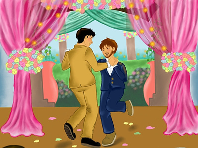 Gay adobe design digitalart gay graphics illustration pride