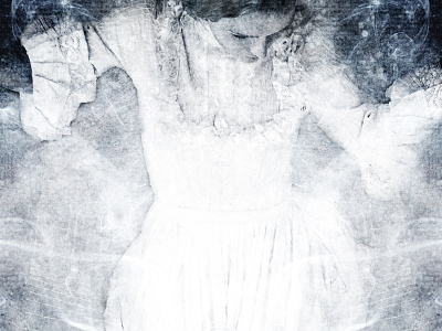 Ghosts Of Glory abstract art digital ghost photo smoke spirit throw away woman