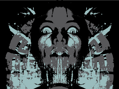 Shock & Awe art grunge illustration screen print shirt shock tshirt