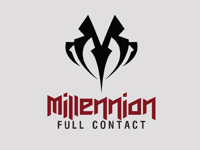 Millennion Full Contact Logo Concept 2 logo millennion mma