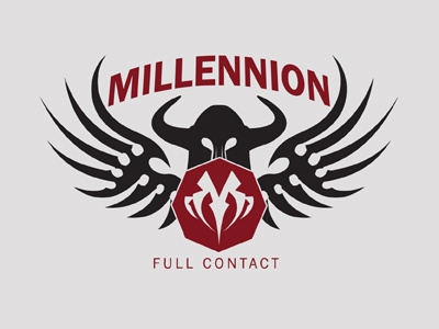 Millennion Full Contact Logo Concept 4 logo millennion mma