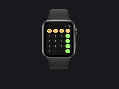 Daily UI day 04- Calculator Interface app daily ui design ui watch design