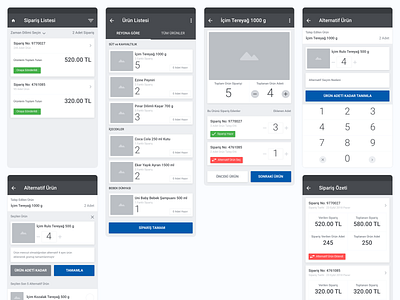 Carrefour Wireframe app ux