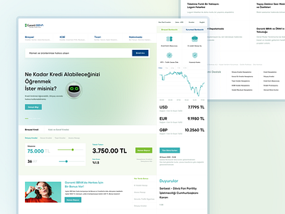 Garanti Bankasi design redesign ui webdesign