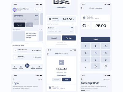 Online Banking Wireframe product design ux wireframe
