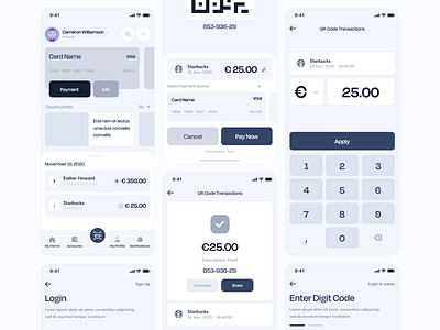 Online Banking Wireframe