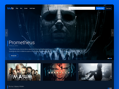 blutv blutv ui ux web design