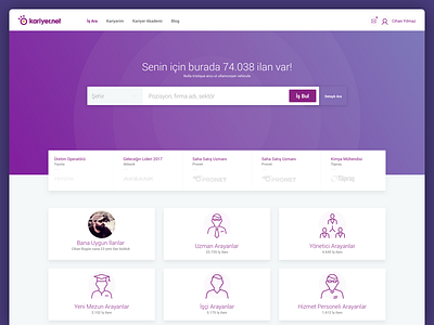 Kariyer.net design redesign ui ux web