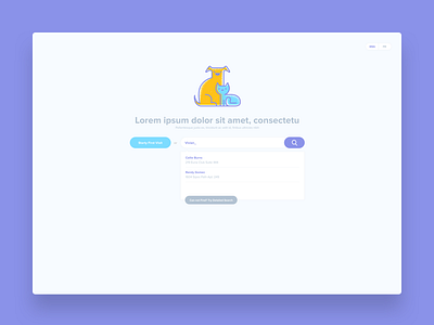 Search Page design ui ux web