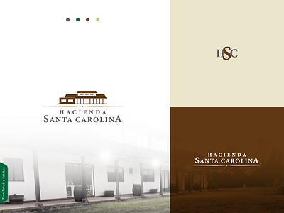 Hacienda Santa Carolina / Branding original brand branding design diseñografico graphic design logo logotipo logotype vector