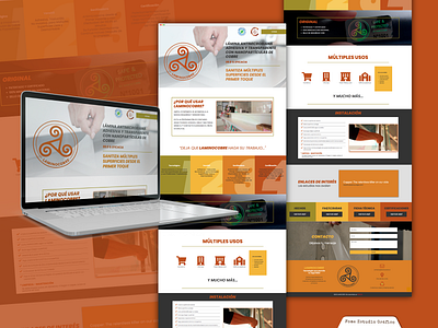 Laminocobre / Sitio One page design graphic design illustration onepage sitioweb ui ux vector web wordpress
