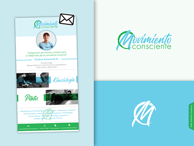 Movimiento Consciente / Logo y mail brand branding design diseñografico doctor logotipo graphic design logo logotipo pilates salud typography vector