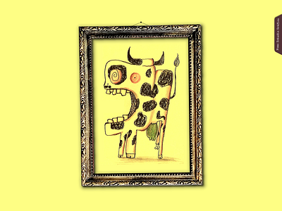 Vaca graphic design illustration