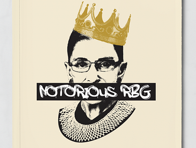 Notorious RBG Article design typography