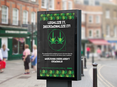 Mock campaign for the NORML