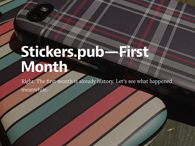 Stickers.Pub - First Month cover decal die cut iphone iphone6 macbook macbook pro sticker stickerspub vinyl