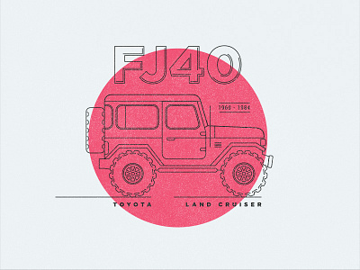 Toyota Land Cruiser FJ40 - Sticker / Device Skin