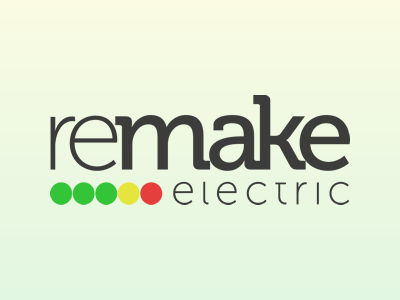 Remake Electric clean tech logo refresh