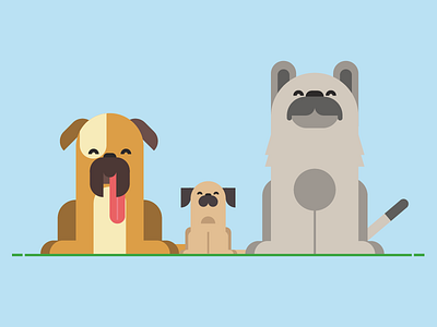 SPCA Malta - Animation WIP animal shelters animals animation dogs illustration