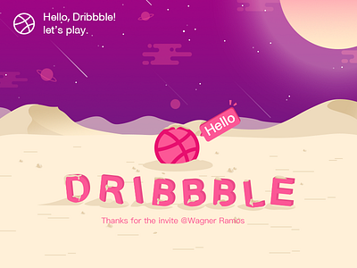 Hello Dribbble debut first shot