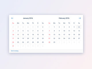 Date Picker by Yehezkiel Gulo on Dribbble