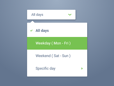 Day Picker day day picker dekstop specific day ui weekday weekend widget