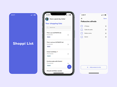 Shoppi List idea 🛒 design graphic design illustration mobile app ui