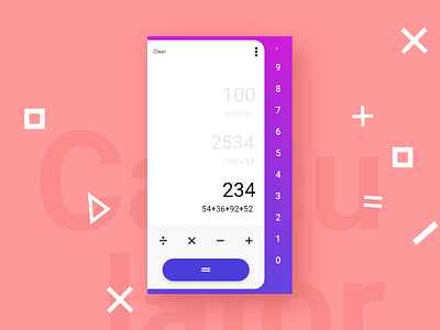 Calculator Redesign Concepts calculating calculator counting ux design