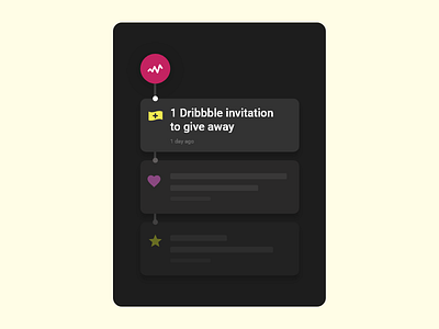 One Dribbble Invite Giveaway design dribbble giveaway invitation invite