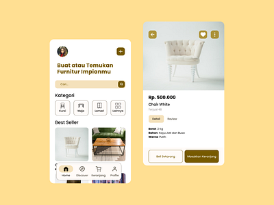 Furniture Shop UI Design app design ui ui design ui designer ui mobile ui ux user interface ux